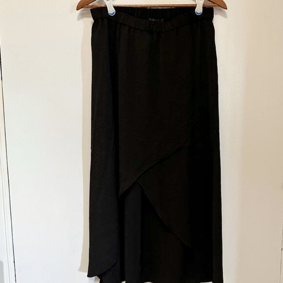 High-Waisted Wrap Midi Skirt - Picture 5 of 6